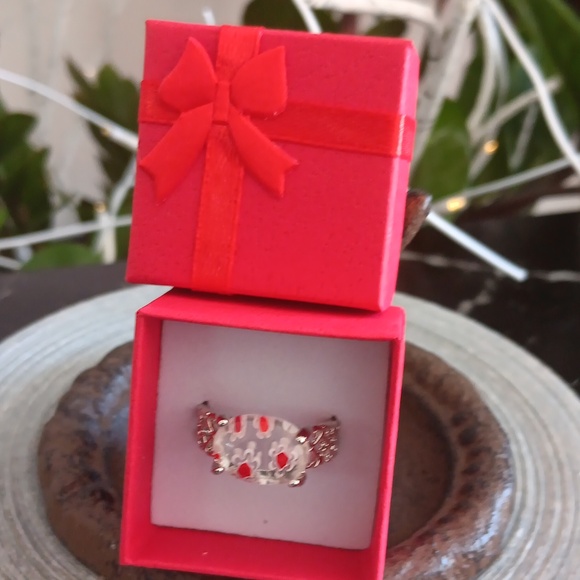 Millifiore Murano Glass Ring Stamped 925 Sterling Size 9.5 - Picture 1 of 2